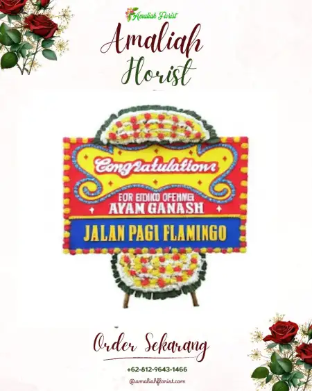 Sewa Papan Bunga Wakatobi Cafe Resto Bojonggede